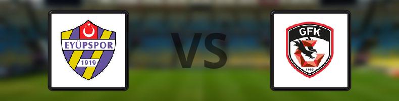 Eyüpspor - Gazişehir Gaziantep odds, speltips, resultat i Süper Lig