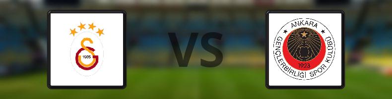 Galatasaray - Gençlerbirligi odds, speltips, resultat i Süper Lig
