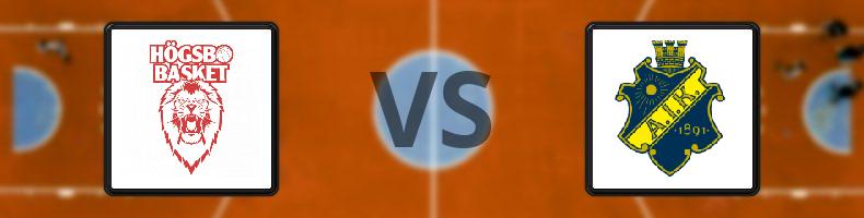 Högsbo Basket - AIK Basket Dam odds, speltips, resultat i Basketligan damer