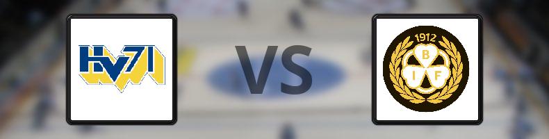 HV71 - Brynäs IF odds, speltips, resultat i SDHL