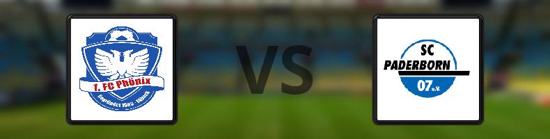 1. FC Phönix Lübeck - SC Paderborn 07 odds, speltips, resultat i Tyska cupen