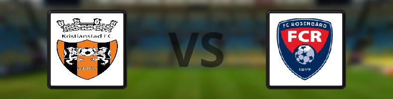 Kristianstads FF - FC Rosengård odds, speltips, resultat i Division 1
