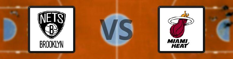 Brooklyn Nets - Miami Heat odds, speltips, resultat i NBA