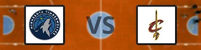 Minnesota Timberwolves - Cleveland Cavaliers odds, speltips, resultat i NBA