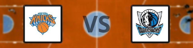 New York Knicks - Dallas Mavericks odds, speltips, resultat i NBA
