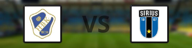 Halmstads BK - Sirius odds, speltips, resultat i Allsvenskan