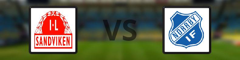 Sandvikens IF - Norrby IF odds, speltips, resultat i Superettan