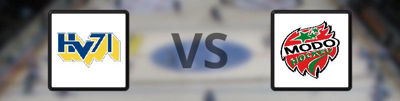HV71 - MODO Hockey odds, speltips, resultat i SDHL