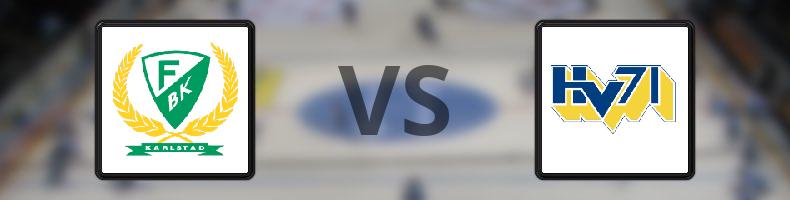 Färjestad - HV71 odds, speltips, resultat i SHL
