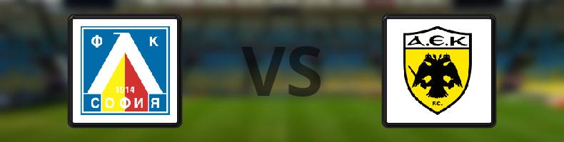 Levski Sofia - AEK Aten odds, speltips, resultat i Champions League
