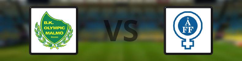 BK Olympic - Åtvidabergs FF odds, speltips, resultat i Division 1