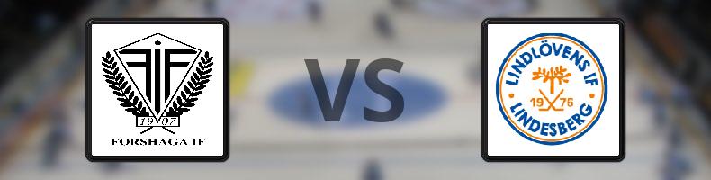 Forshaga IF - Lindlövens IF odds, speltips, resultat i HockeyEttan