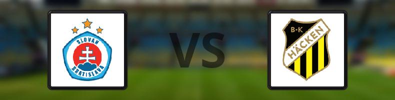 Slovan Bratislava - BK Häcken odds, speltips, resultat i Conference League