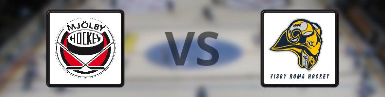 Mjölby HC - Visby/Roma HK odds, speltips, resultat i HockeyEttan