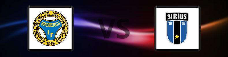 Broberg/Söderhamn - IK Sirius odds, speltips, resultat i Elitserien