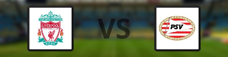 Liverpool - PSV Eindhoven odds, speltips, resultat i Champions League