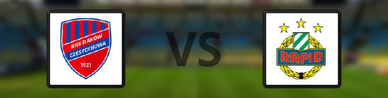 Rakow Czestochowa - Rapid Wien odds, speltips, resultat i Conference League