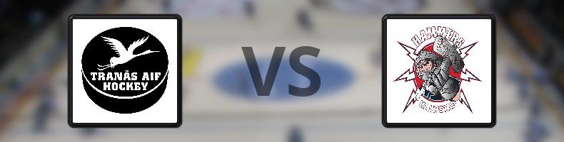 Tranås AIF IF - Halmstad Hammers HC odds, speltips, resultat i HockeyEttan