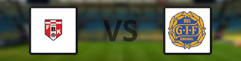 FBK Karlstad - GIF Sundsvall odds, speltips, resultat i Svenska Cupen