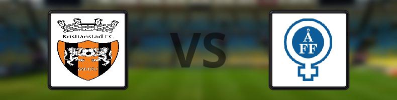 Kristianstads FF - Åtvidabergs FF odds, speltips, resultat i Division 1