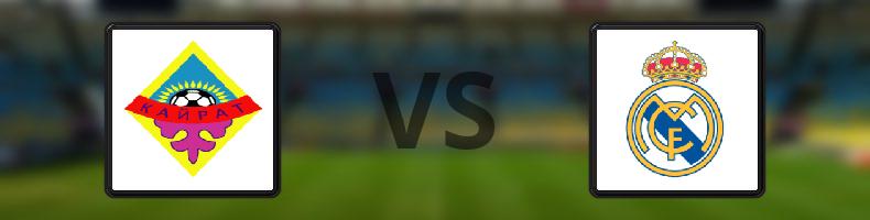 Kairat Almaty - Real Madrid odds, speltips, resultat i Champions League