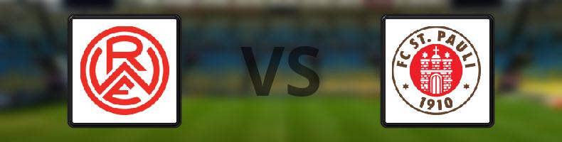 Rot-Weiss Essen - FC St. Pauli odds, speltips, resultat i Tyska cupen