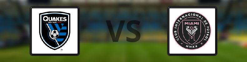 San Jose Earthquakes - Inter Miami odds, speltips, resultat i MLS