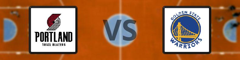 Portland Trail Blazers - Golden State Warriors odds, speltips, resultat i NBA
