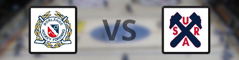 Borlänge HF - Surahammars IF odds, speltips, resultat i HockeyEttan