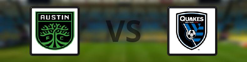 Austin FC - San Jose Earthquakes odds, speltips, resultat i MLS