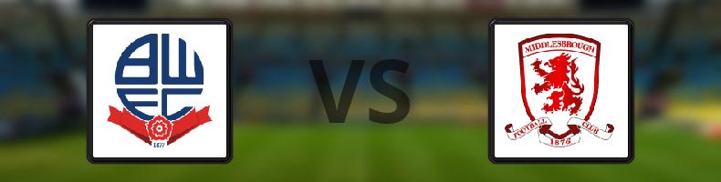 Bolton - Middlesbrough odds, speltips, resultat i EFL Championship
