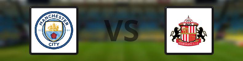 Manchester City - Sunderland odds, speltips, resultat i Premier League