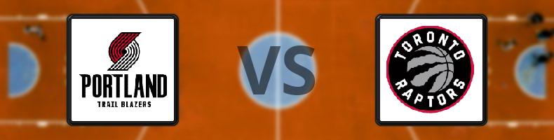 Portland Trail Blazers - Toronto Raptors odds, speltips, resultat i NBA