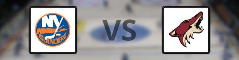 New York Islanders - Arizona Coyotes odds, speltips, resultat i NHL
