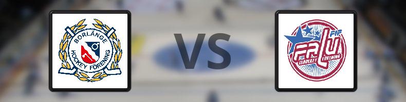 Borlänge HF - Falu IF odds, speltips, resultat i HockeyEttan