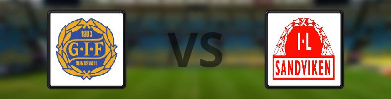 GIF Sundsvall - Sandvikens IF odds, speltips, resultat i Superettan
