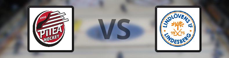 Piteå HC - Lindlövens IF odds, speltips, resultat i HockeyEttan