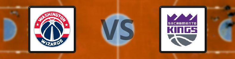 Washington Wizards - Sacramento Kings odds, speltips, resultat i NBA