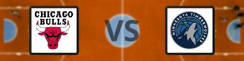 Chicago Bulls - Minnesota Timberwolves odds, speltips, resultat i NBA