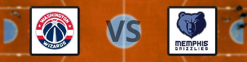 Washington Wizards - Memphis Grizzlies odds, speltips, resultat i NBA