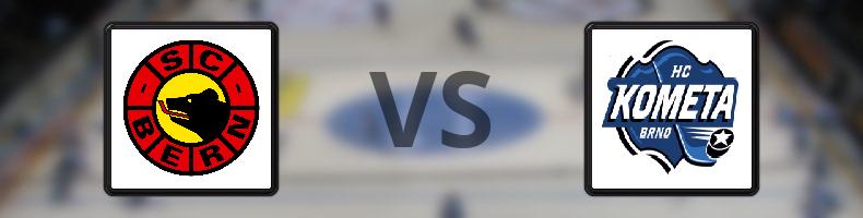 SC Bern - Kometa Brno odds, speltips, resultat i CHL