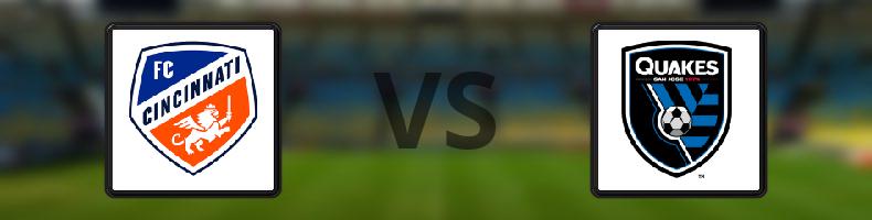 FC Cincinnati - San Jose Earthquakes odds, speltips, resultat i MLS