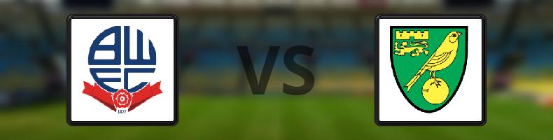 Bolton - Norwich odds, speltips, resultat i EFL Championship