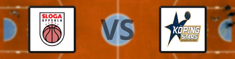 Sloga Uppsala - Köping Stars odds, speltips, resultat i Basketligan herrar