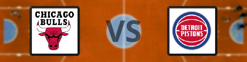 Chicago Bulls - Detroit Pistons odds, speltips, resultat i NBA