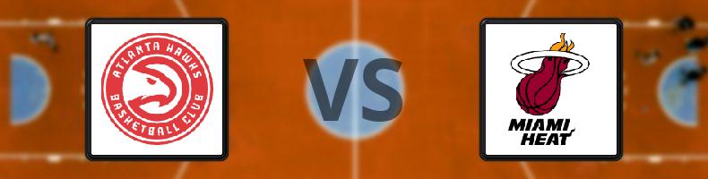 Atlanta Hawks - Miami Heat odds, speltips, resultat i NBA