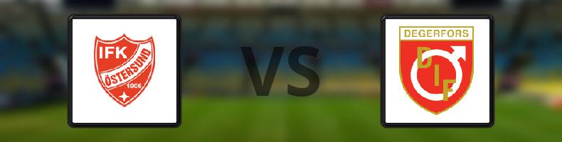 IFK Östersund - Degerfors IF odds, speltips, resultat i Svenska Cupen