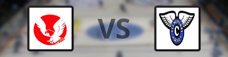 Kalix Ungdoms HC - Clemensnäs HC odds, speltips, resultat i HockeyEttan