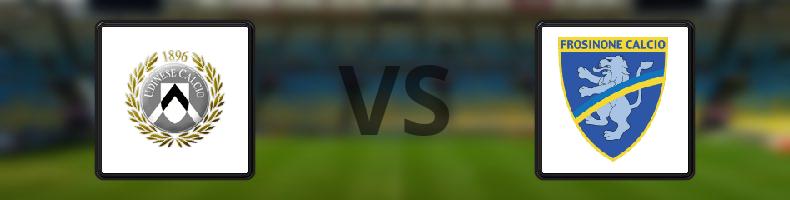 Udinese - Frosinone odds, speltips, resultat i Serie A