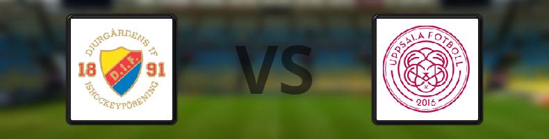 Djurgården - IK Uppsala odds, speltips, resultat i Damallsvenskan